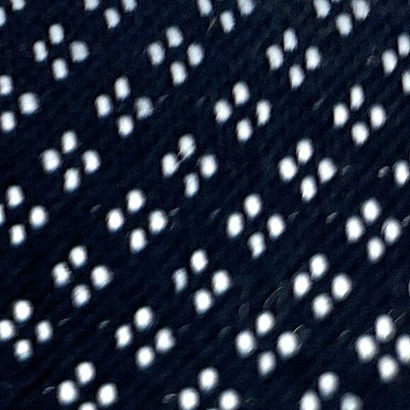 Talbots Navy Blue Newport Diamond Polka Dots Mid-Rise Preppy Dress Pants Sz 8 - Picture 4 of 15